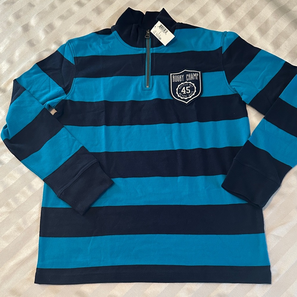 NWT Children's Place Rugby 1/4 Zip Pullover